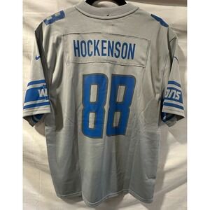 Gray Nike On Field NFL Detroit Lions Jersey Youth XL (18/20) #88 HOCKENSON